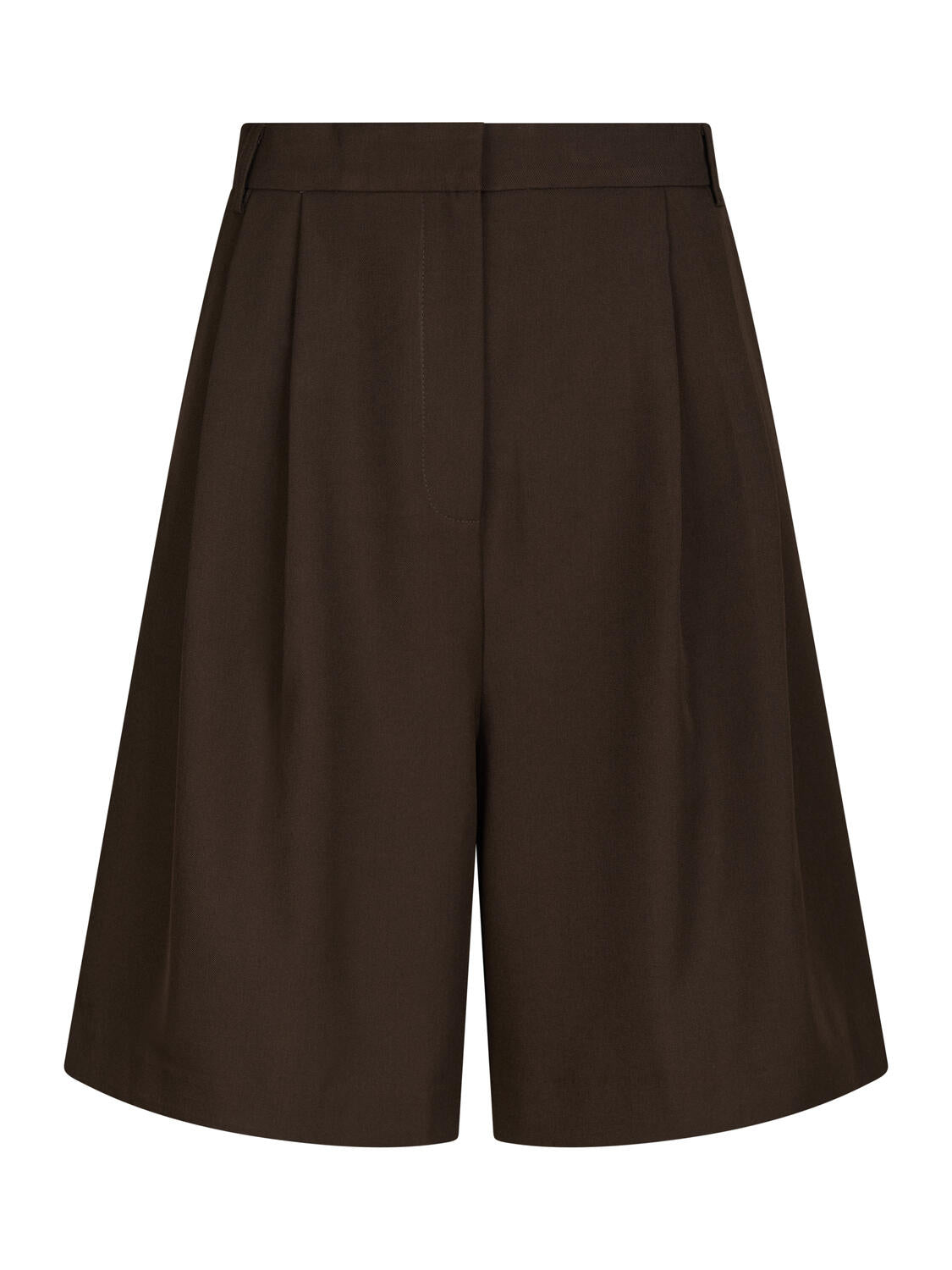 Nika Structure shorts - Dark Brown